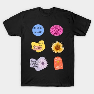 Depression Stickers for Mental Health T-Shirt